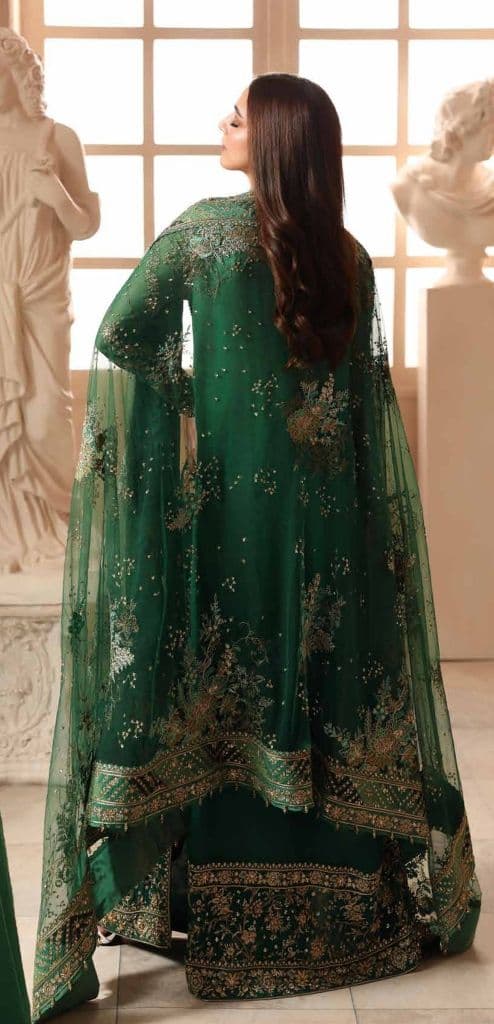 CHARIZMA - Premium luxury handwork Chiffon with premium embroidery duppata DJW6-02 alternate angle