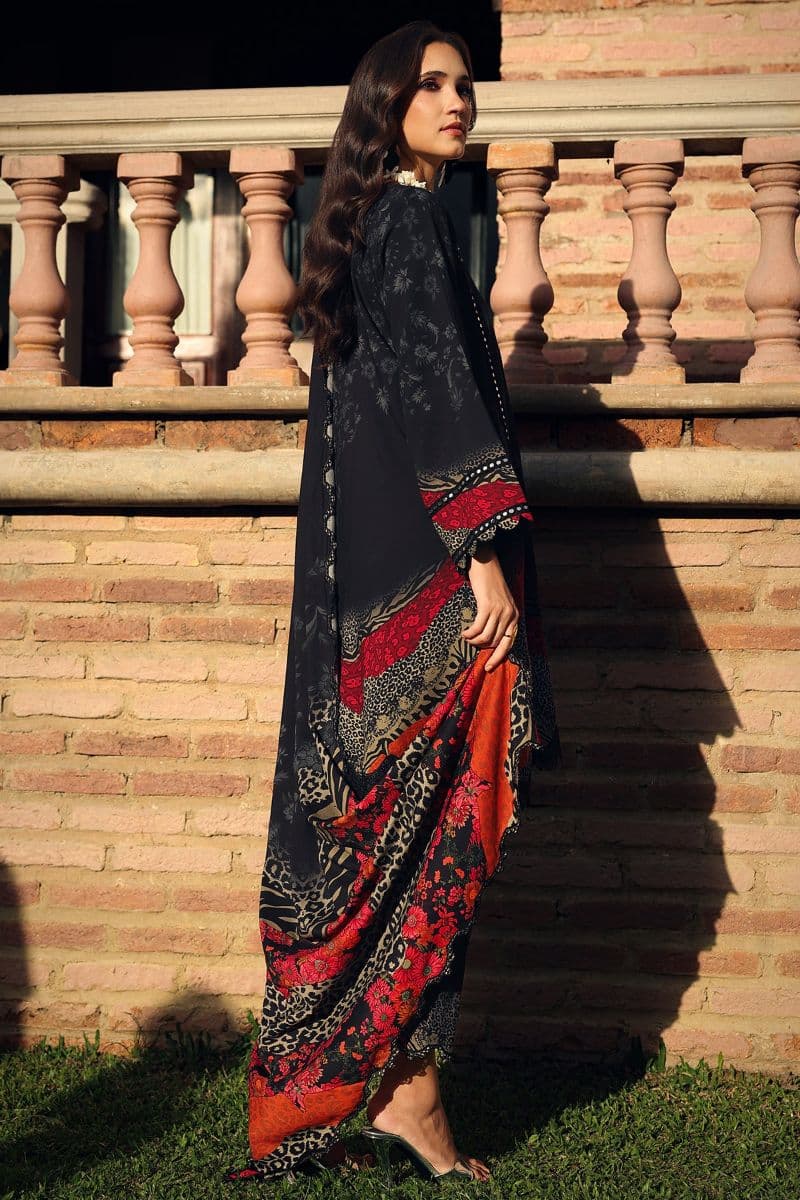CHARIZMA - 3-PC Unstitched Embroidered Linen Collection-CC-1 alternate angle