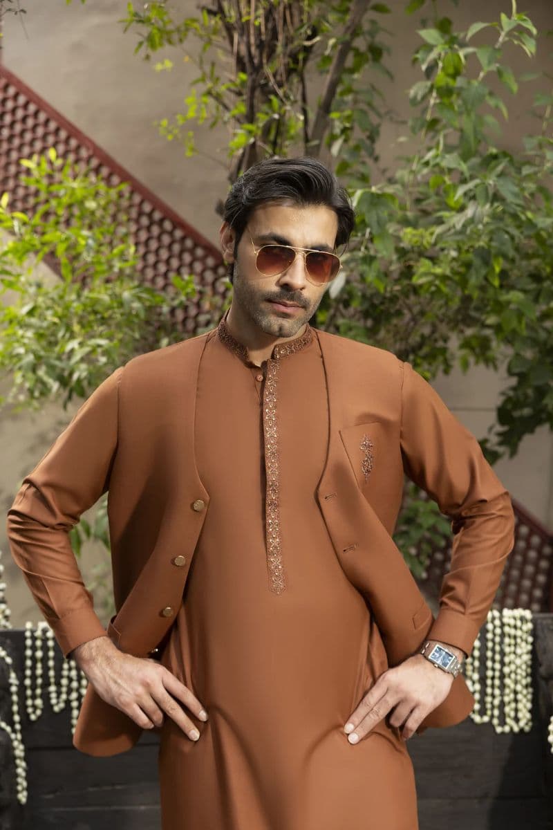 AB TEXTILE  - AB Textile – Premium Embroidered Formal Collection-DDR1 alternate angle