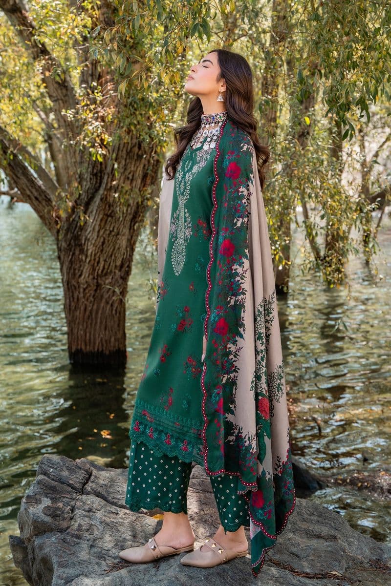 CHARIZMA - 3-PC Unstitched Embroidered Linen Collection-CC11