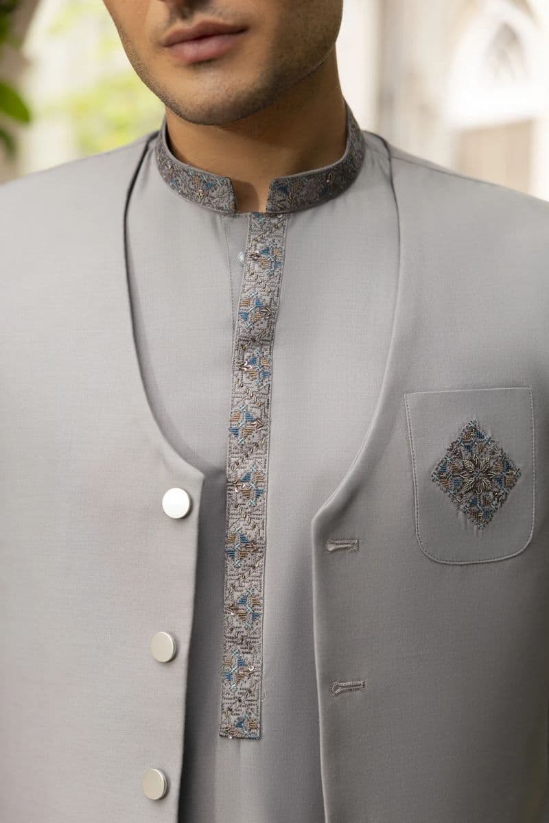 AB TEXTILE  - AB Textile – Premium Embroidered Formal Collection-DDR10 alternate angle