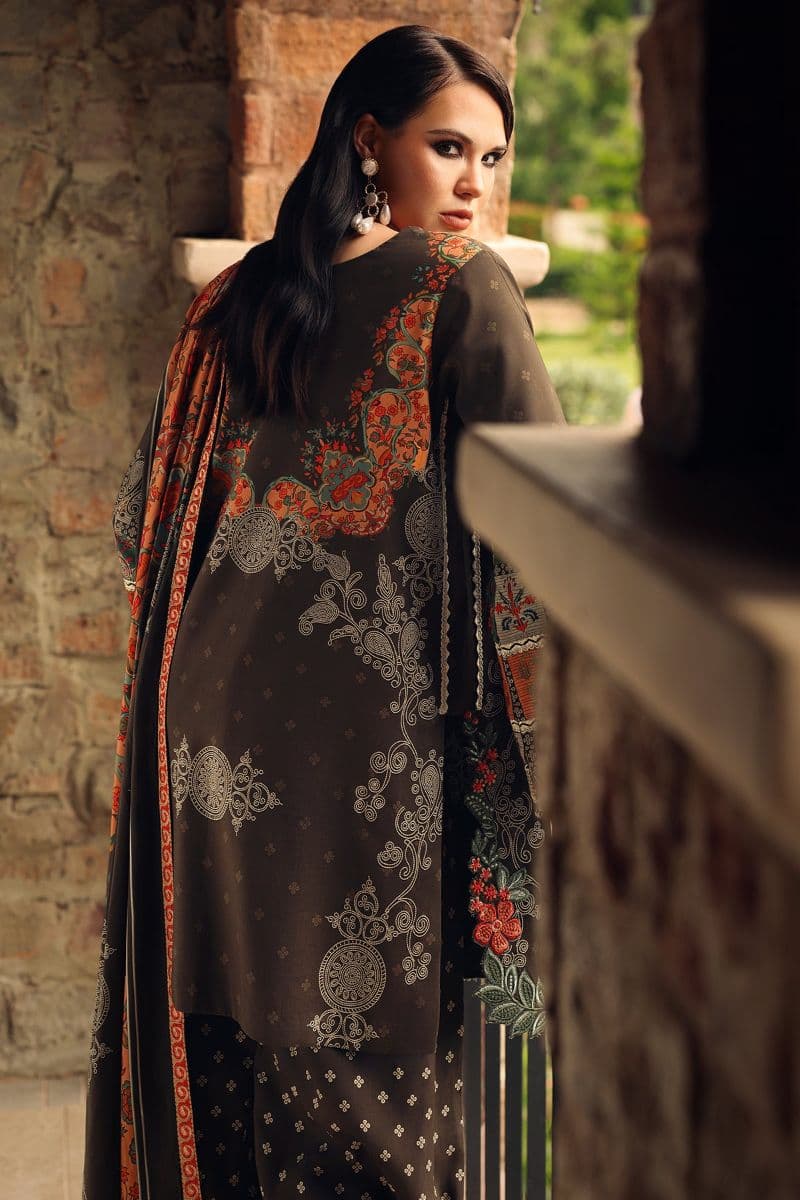 CHARIZMA - 3-PC Unstitched Embroidered Linen Collection-CC10