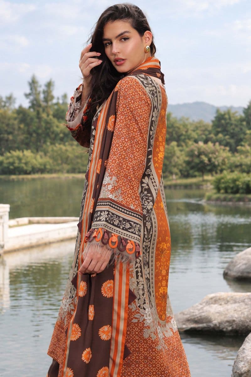 CHARIZMA - Charizma – 3-Piece Unstitched Linen Collection A beautifully designed-CP-7