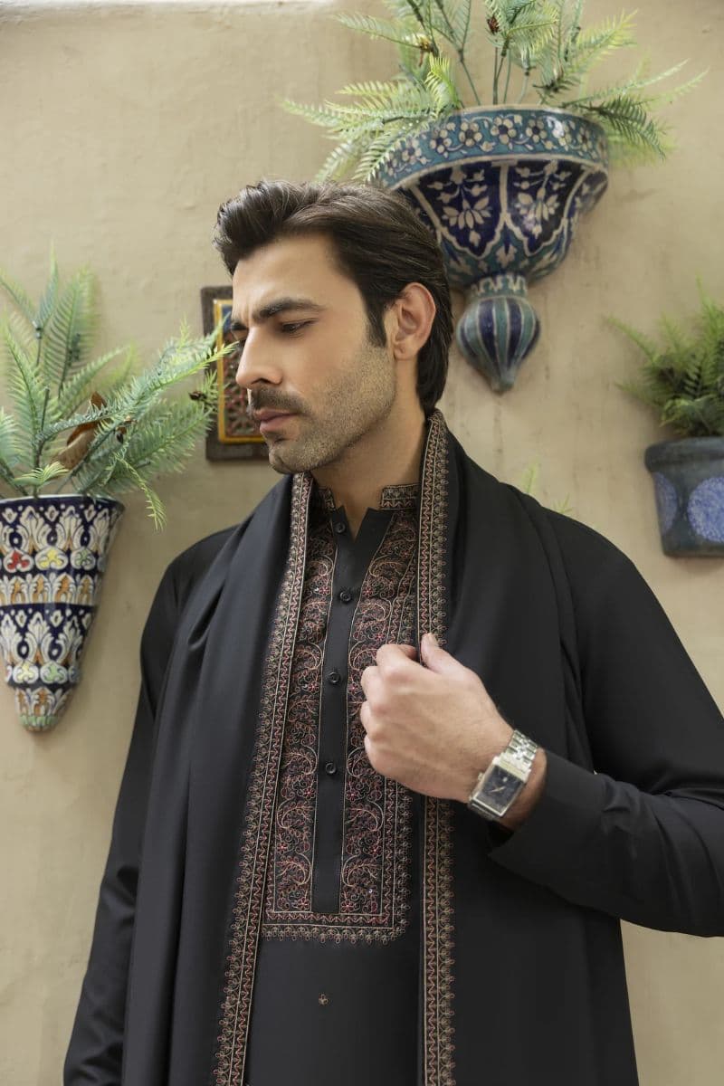 AB TEXTILE  - AB Textile – Premium Embroidered Formal Collection-DDR22 alternate angle