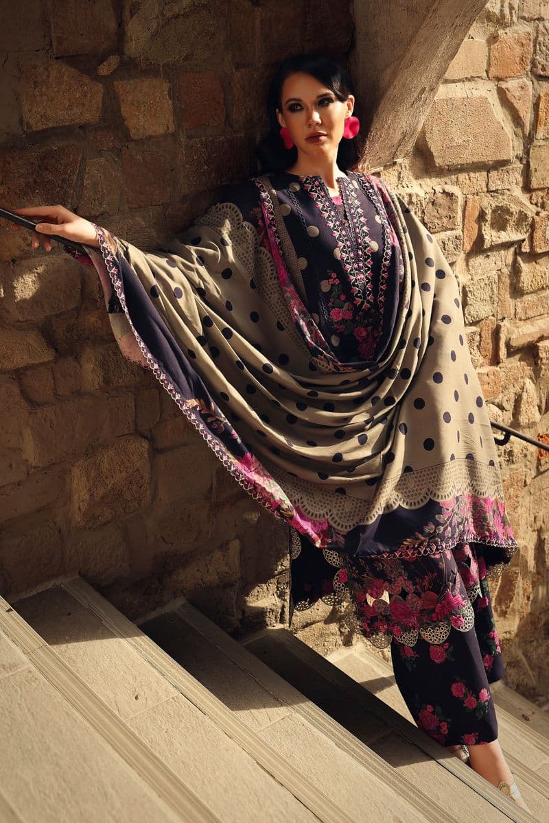 CHARIZMA - 3-PC Unstitched Embroidered Linen Collection-CC5