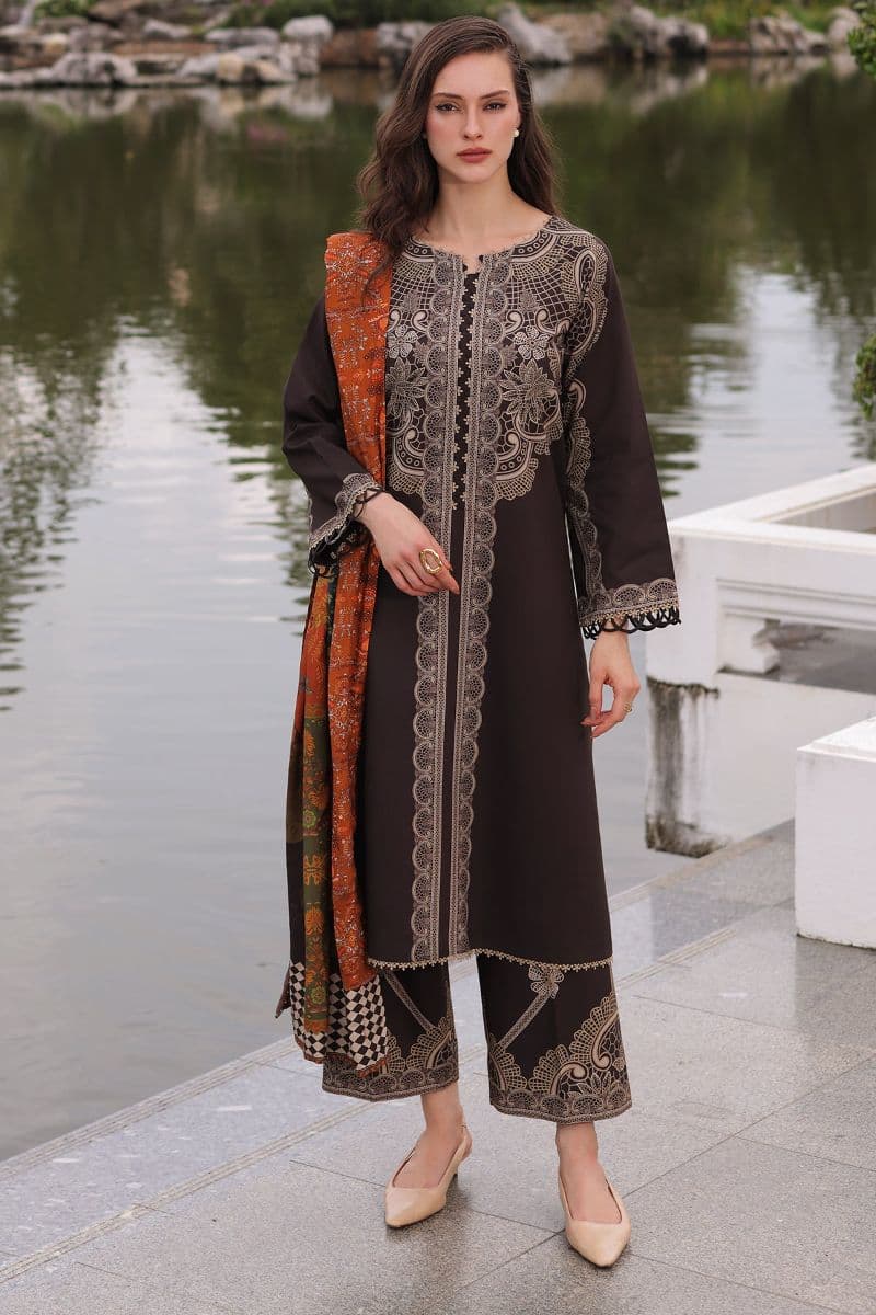 CHARIZMA - Charizma – 3-Piece Unstitched Linen Collection-CP11 alternate angle