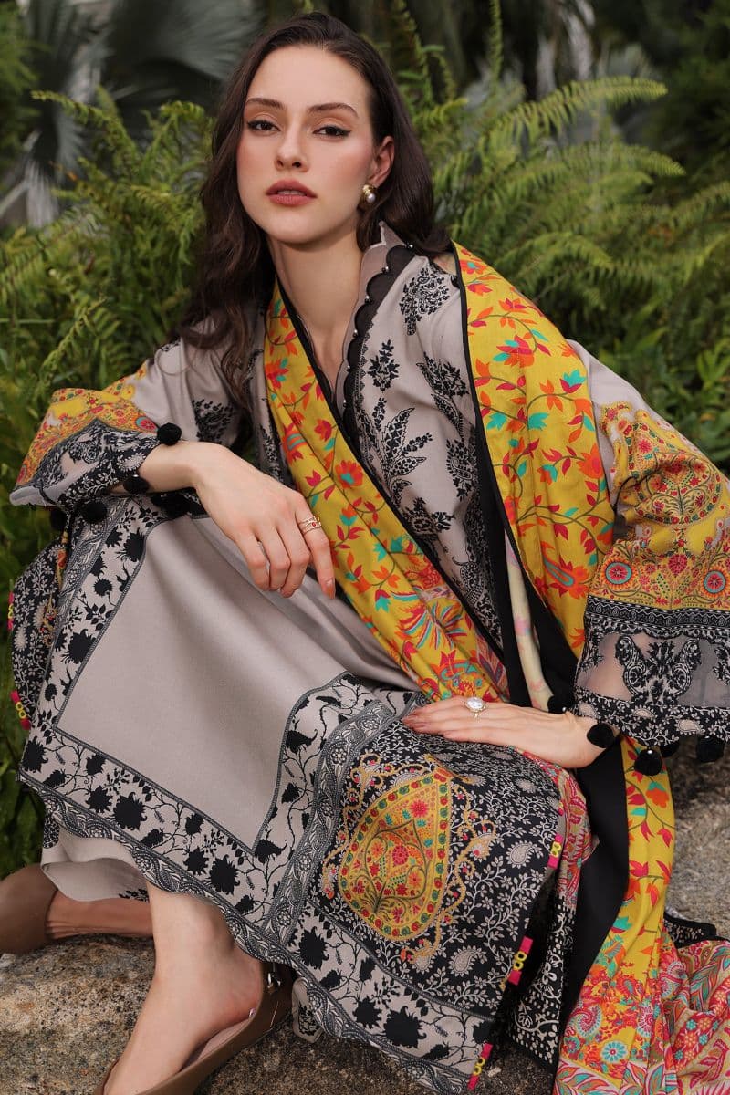 CHARIZMA - Charizma – 3-Piece Unstitched Linen Collection A beautifully designed-CP-9