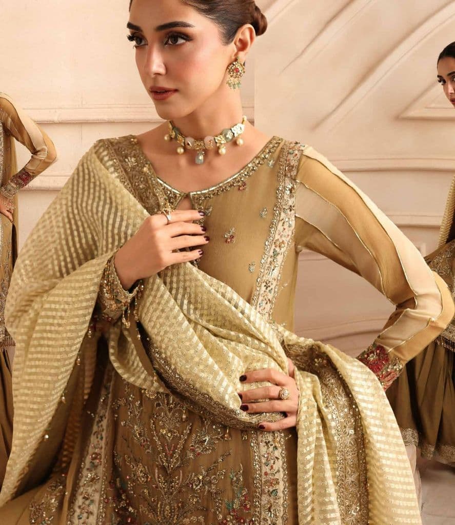 CHARIZMA - Premium luxury handwork Chiffon with premium embroidery duppata DJW6-05 alternate angle