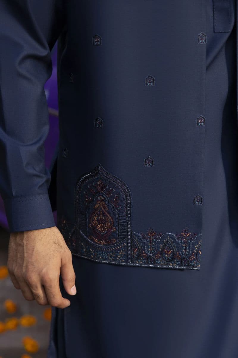 AB TEXTILE  - AB Textile – Premium Embroidered Formal Collection-DDR11 alternate angle