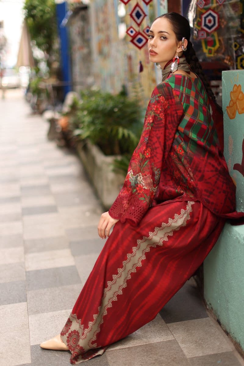 CHARIZMA - 3-PC Unstitched Embroidered Linen Collection-CC13