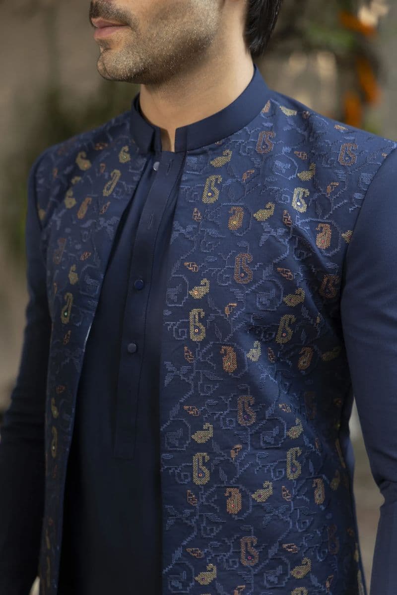 AB TEXTILE  - AB Textile – Premium Embroidered Formal Collection-DDR26 alternate angle