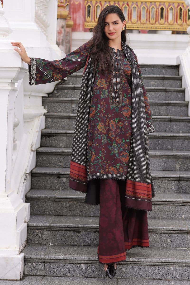 Charizma – 3-Piece Unstitched Linen Collection-CP12 thumbnail 1