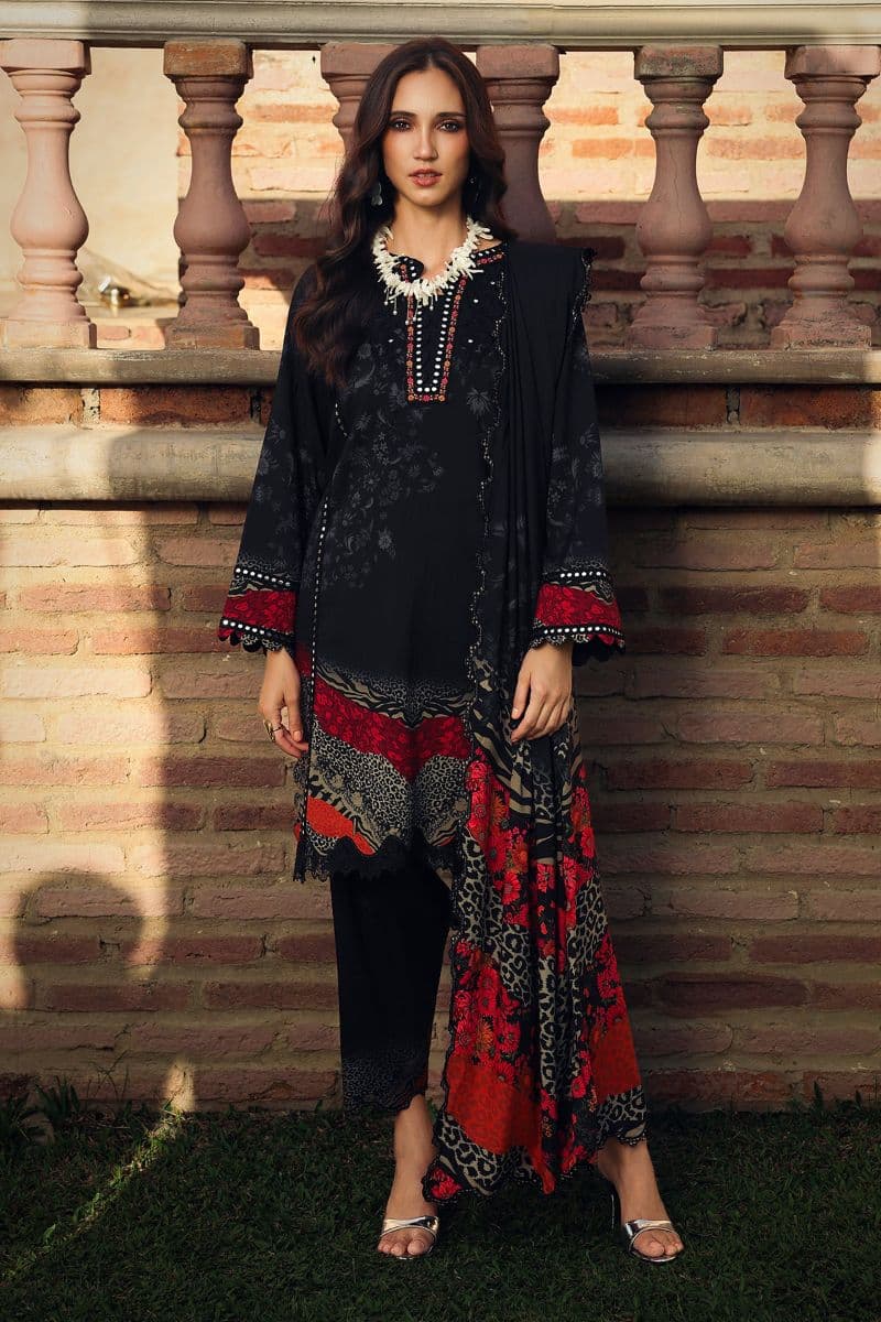 CHARIZMA - 3-PC Unstitched Embroidered Linen Collection-CC-1