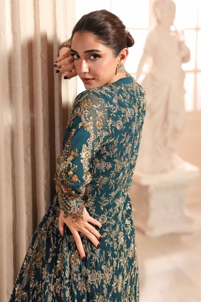 CHARIZMA - Premium luxury handwork Chiffon with premium embroidery duppata DJW6-04 alternate angle