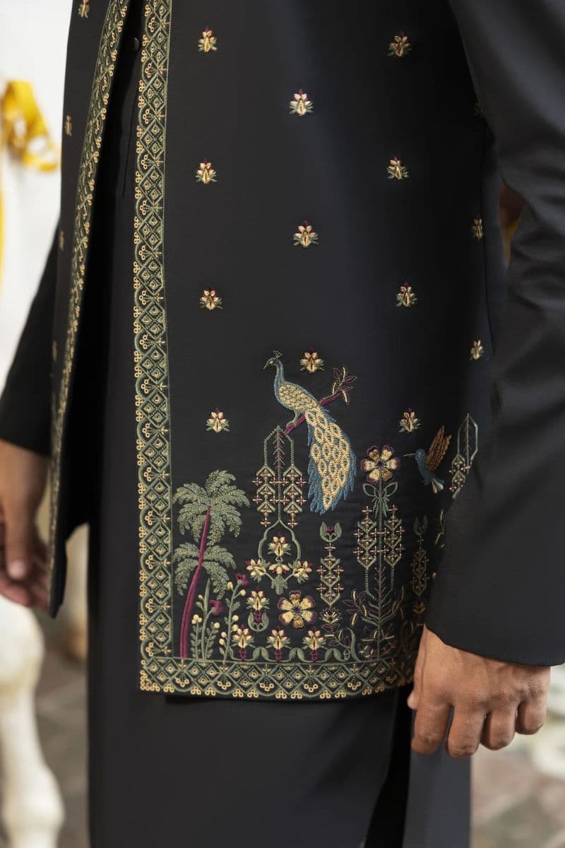 AB TEXTILE  - AB Textile – Premium Embroidered Formal Collection-DDR25 alternate angle