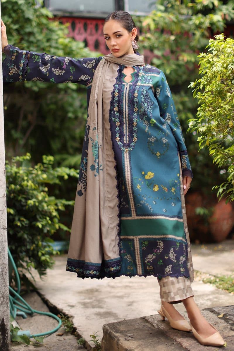 CHARIZMA - 3-PC Unstitched Embroidered Linen Collection-CC8
