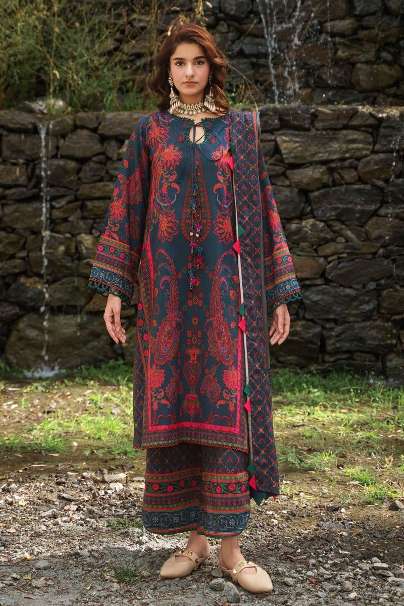 CHARIZMA - Charizma – 3-Piece Unstitched Linen Collection A beautifully designed-CP-3 (Photo 2)