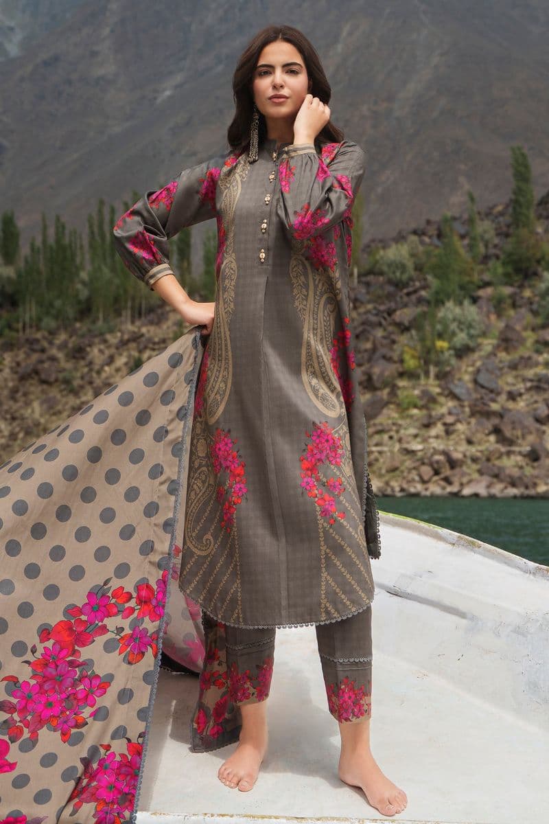 CHARIZMA - Charizma – 3-Piece Unstitched Linen Collection A beautifully designed-CP-2 (Photo 2)