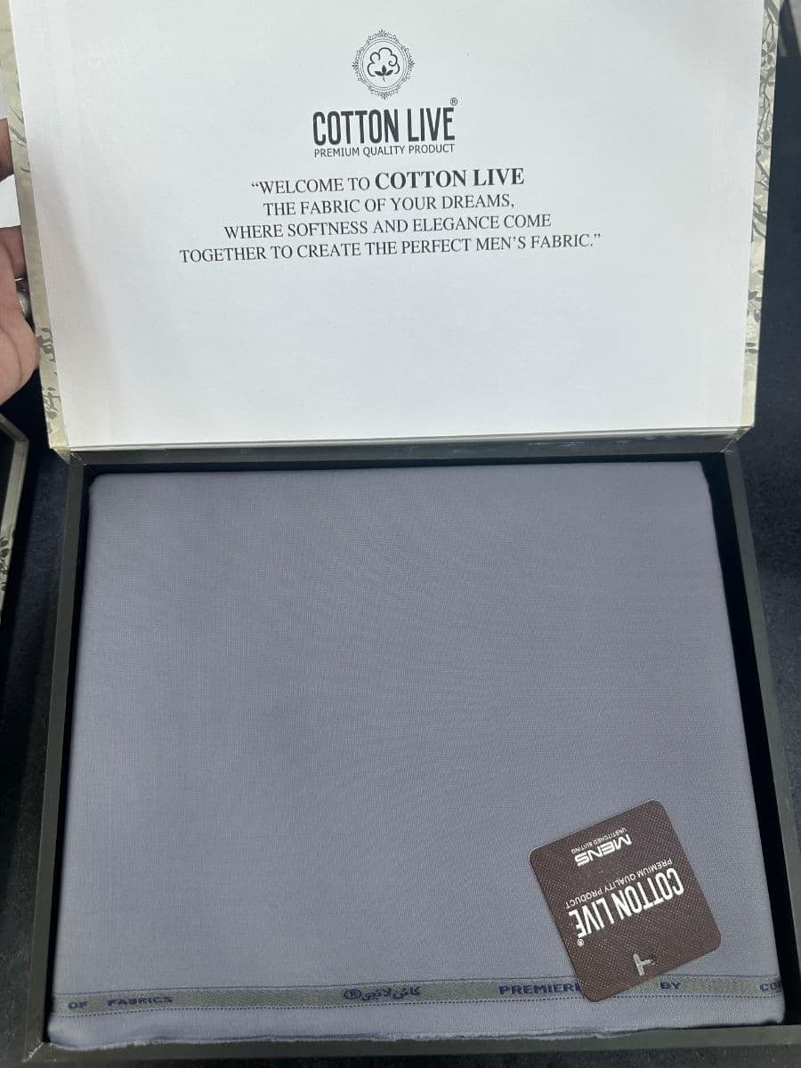 COTTON LIVE MENS - Premium Men's Wool Suit By Cotton Live- CLA2 (Photo 1)