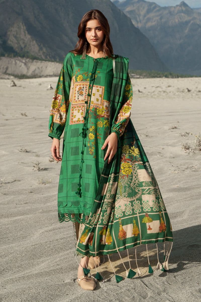 CHARIZMA - Charizma – 3-Piece Unstitched Linen Collection A beautifully designed-CP-5 (Photo 2)