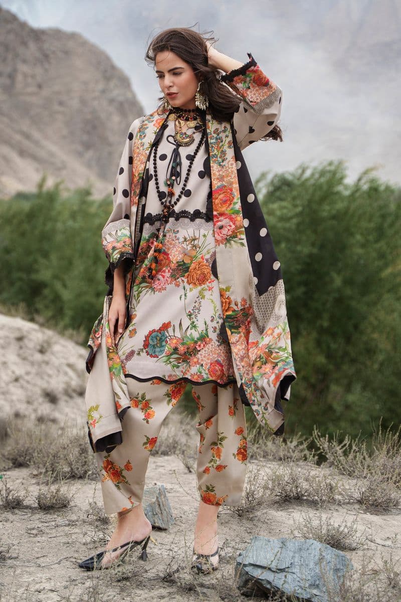 CHARIZMA - Charizma – 3-Piece Unstitched Linen Collection A beautifully designed-CP-4 (Photo 1)