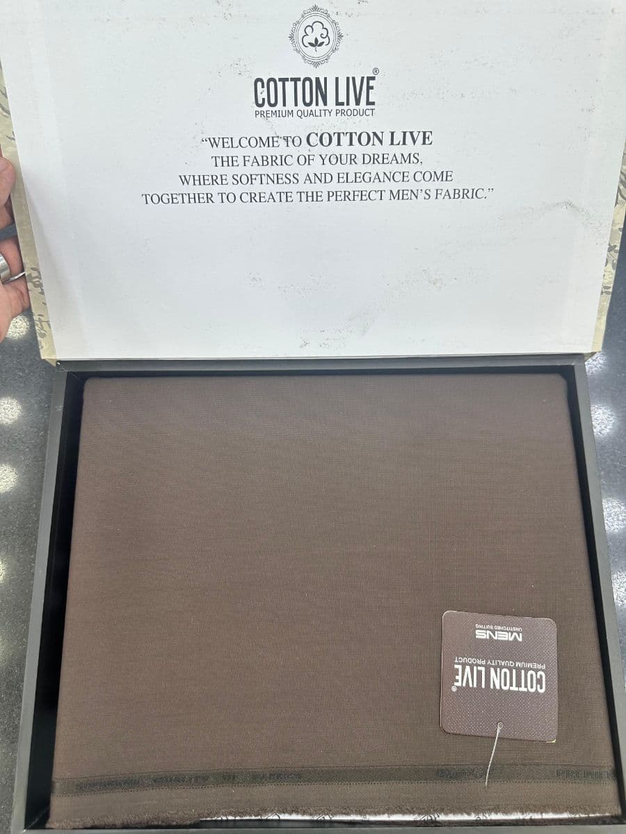 COTTON LIVE MENS - Premium Men's Wool Suit By Cotton Live- CLA4 (Photo 1)