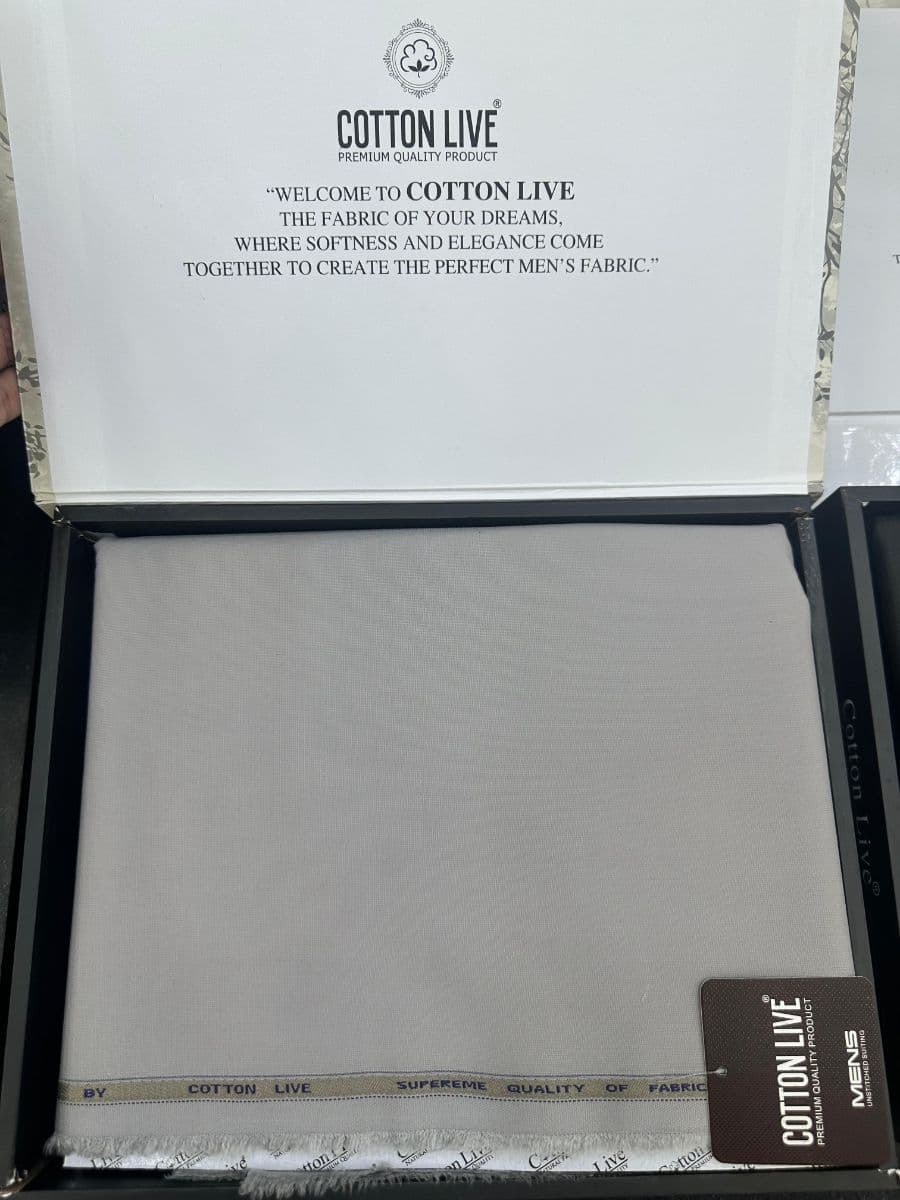COTTON LIVE MENS - Premium Men's Wool Suit By Cotton Live- CLA5 (Photo 1)